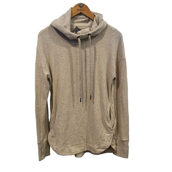 Sweaty Betty Tops - Sweaty Betty Pullover‎ Hoodie SZ XXS Small Oatmeal BEIGE TAN GYM SWEATSHIRT YOGA